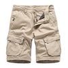 Homme Décontractée Classique Short Short Cargo Short de travail Multi poche Longueur genou Pantalon Décontractée du"idien Non Elastique Animal Respirable Extérieur Taille médiale Noir Vert / Eté miniinthebox