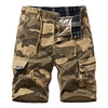 Homme Décontractée Classique Short Short Cargo Short de travail Multi poche Taille elastique Court Pantalon du"idien Micro-élastique Plein Extérieur Taille médiale Gris Vert Véronèse Kaki 30 32 miniinthebox