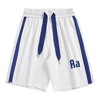 Homme Décontractée Short Short Longueur genou Pantalon Décontractée du"idien Micro-élastique Lettre Extérieur Taille médiale Blanche Noir Bleu Grise M L XL XXL 3XL miniinthebox