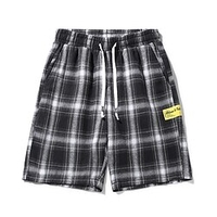 Homme Décontractée Short Short Longueur genou Pantalon Décontractée du"idien Micro-élastique Treillis Extérieur Taille médiale Noir / Blanc M L XL XXL 3XL miniinthebox