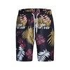 Homme Décontractée Short Short Short de plage Longueur genou Pantalon Non Elastique Feuille Taille médiale Noir S M L XL XXL miniinthebox