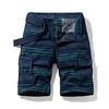 Homme Décontractée Sportif Short Short de plage Plusieurs poches Longueur genou Pantalon du"idien Gymnastique Non Elastique Couleur unie Poids Léger Des sports Taille médiale Noir et Vert Safran miniinthebox