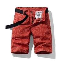 Homme Décontractée Sportif Short Short de plage Plusieurs poches Longueur genou Pantalon du"idien Gymnastique Non Elastique Couleur unie Poids Léger Des sports Taille médiale Safran des Indes miniinthebox