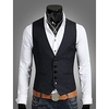 Homme Gilet Mariage Travail 1920s Casual Chic Veste Vêtements d