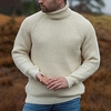 Homme Pull Chandail Pull Pull à col roulé Tricoter Tricoté Couleur unie Col Roulé à la mode Casual Extérieur Intérieur Vêtement Tenue Hiver Automne Beige M L XL miniinthebox