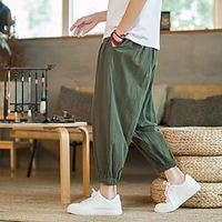 Homme Sarouel Pantalon Jogger Pantalon Pantalons d