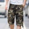Homme Short Cargo Short Cordon de jambe Multi poche Camouflage Confort Vestimentaire Extérieur du"idien Sortie 100% Coton Sportif mode Blanche Vert Claire miniinthebox