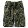 Homme Short Cargo Short Jambe droite 6 poches Camouflage Confort Longueur genou Extérieur du"idien Sortie 100% Coton Vêtement de rue Chic et moderne Vert Véronèse Kaki miniinthebox
