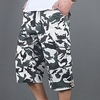 Homme Short Cargo Short Pantalons Capri Taille elastique Cordon de jambe Multi poche Plein Confort Vestimentaire Mollet Extérieur du"idien Sortie 100% Coton Sportif mode Camouflage jaune Noir miniinthebox