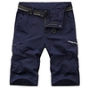 Homme Short Cargo Short Poche zippée Jambe droite 6 poches Plein Confort Séchage rapide Extérieur du"idien Sortie Sportif Vêtement de rue Vert Véronèse Rouge miniinthebox