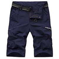Homme Short Cargo Short Poche zippée Jambe droite 6 poches Plein Confort Séchage rapide Extérieur du"idien Sortie Sportif Vêtement de rue Vert Véronèse Rouge miniinthebox