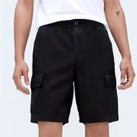 Homme Short Cargo Short Shorts décontractés Taille elastique Multi poche Plein Confort Respirable Extérieur du"idien Vacances Mélange de Coton Vêtement de rue mode Noir Kaki miniinthebox