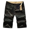Homme Short Short Chino Bermuda Short de travail Zippé Camouflage Confort Longueur genou Extérieur du"idien Sortie 100% Coton Mode Vêtement de rue Vert Véronèse Kaki miniinthebox
