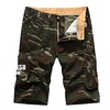 Homme Short Short Chino Bermuda Short de travail Zippé Imprimer Bloc de couleur Confort Longueur genou Extérieur du"idien Sortie 100% Coton Mode Vêtement de rue Vert Véronèse Kaki miniinthebox