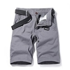 Homme Short Short Chino Bermuda Short de travail Zippé Plein Confort Longueur genou Extérieur du"idien Sortie 100% Coton Mode Vêtement de rue Noir Vert Véronèse miniinthebox