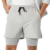 Homme Short Shorts décontractés Gym Short Poche Taille elastique Plein Confort Respirable Longueur genou Extérieur du"idien Vacances Sportif mode Noir Grise miniinthebox
