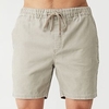 Homme Short Shorts décontractés Poche Cordon Taille elastique Plein Confort Extérieur du"idien Vacances Mélange de Coton basique Vêtement de rue Noir Vert miniinthebox