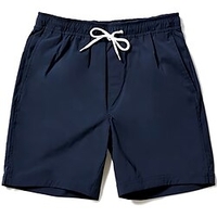 Homme Short Shorts décontractés Poche Cordon Taille elastique Plein Confort Respirable Extérieur du"idien Vacances basique Vêtement de rue Vert militaire Noir miniinthebox