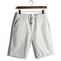 Homme Short Shorts décontractés Poche Cordon Taille elastique Plein Confort Respirable Extérieur Vacances Sortie Vêtement de rue mode Bleu foncé Kaki miniinthebox