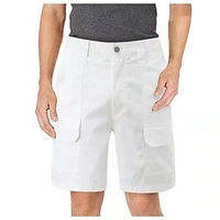 Homme Style classique Décontractée Short Short Cargo Short de travail Poche Multi poche Longueur genou Pantalon Décontractée du"idien Couleur unie Confort Respirable Taille médiale Blanche Noir miniinthebox