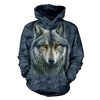 Homme Sweat à capuche Bleu Marron Bleu clair Capuche Animal Loup Imprimés Photos Imprimer du"idien Des sports 3D effet basique Vêtement de rue Design Printemps Automne Vêtement Tenue Pulls miniinthebox