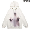 Homme Sweat à capuche Bleu Violet Vert Gris Capuche Imprimés Photos mains Imprimer du"idien Des sports 3D effet basique Vêtement de rue Design Printemps Automne Vêtement Tenue Pulls Capuche miniinthebox