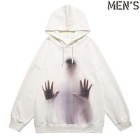 Homme Sweat à capuche Bleu Violet Vert Gris Capuche Imprimés Photos mains Imprimer du"idien Des sports 3D effet basique Vêtement de rue Design Printemps Automne Vêtement Tenue Pulls Capuche miniinthebox