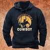 Homme Sweat à capuche Noir bleu marine Bleu Roi Marron Capuche Imprimés Photos Imprimer du"idien Des sports 3D effet basique Vêtement de rue Design Printemps Automne Vêtement Tenue West Cowboy miniinthebox