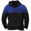 Homme Sweat à capuche Rouge Bleu Marron Vert Capuche Bloc de couleur Imprimés Photos Imprimer du"idien Des sports 3D effet basique Vêtement de rue Design Printemps Automne Vêtement Tenue Pulls miniinthebox