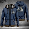 Homme Sweat à capuche zippé Veste Bleu Marron Bleu clair Gris Capuche Lettre Imprimés Photos Zippé Imprimer Sport Loisir du"idien Des sports 3D effet Vêtement de rue Design Casual Printemps miniinthebox