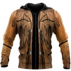Homme Sweat à capuche zippé Veste Marron Capuche Imprimés Photos Zippé Imprimer Sport Loisir du"idien Des sports 3D effet Vêtement de rue Design Casual Printemps Automne Vêtement Tenue miniinthebox