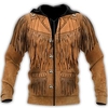 Homme Sweat à capuche zippé Veste Marron Capuche Imprimés Photos Zippé Imprimer Sport Loisir du"idien Des sports 3D effet Vêtement de rue Design Casual Printemps Automne Vêtement Tenue miniinthebox