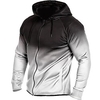 Homme Sweat à capuche zippé Veste Rouge Bleu Marron Gris Capuche Bloc de couleur Imprimés Photos Zippé Imprimer Sport Loisir du"idien Des sports 3D effet Vêtement de rue Design Casual Printemps miniinthebox