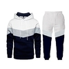 Homme Unisexe Sweat à capuche Survêtement Sweat Ensemble de sweats à capuche Pardessus Blanche Jaune Vert Véronèse Rouge Orange Col Ras du Cou Capuche Couleur unie Poche Travail Sport Loisir Casual miniinthebox