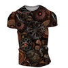 Hommes 3d t-shirts col rond rue décontracté imprimé à manches courtes hauts vêtements de sport décontracté mode confortable miniinthebox