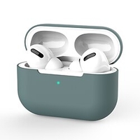 housse compatible avec airpods pro protection complète en silicone accessoires de peau pour femmes hommes fille airpods pro étui avant led visible antichoc antipoussière couleur unie étui pour casque miniinthebox