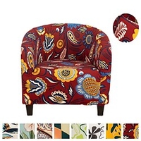 housse de chaise club stretch fauteuil couvre 1 pièce club baignoire chaise couvre housse de canapé canapé meubles protecteur couverture jacquard spandex canapé couvre pour salon miniinthebox