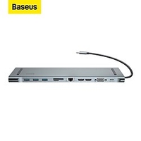 hub hd intelligent multi-fonctionnel type-c de la série baseus jouissance gris foncé miniinthebox