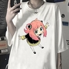Inspiré par ESPION×FAMILLE Anya Faussaire Manches Ajustées Anime 100 % Polyester Animé Harajuku Art graphique Kawaii Tee-shirt Pour Homme / Femme / Couple miniinthebox