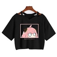 Inspiré par ESPION×FAMILLE Loid Forger Votre faussaire Anya Faussaire Manches Ajustées Dessin Animé 100 % Polyester Animé Harajuku Art graphique Kawaii Tee-shirt Pour Homme / Femme / Couple miniinthebox