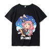 Inspiré par ESPION×FAMILLE Loid Forger Votre faussaire Anya Faussaire Manches Ajustées Dessin Animé 100 % Polyester Animé Harajuku Art graphique Kawaii Tee-shirt Pour Homme / Femme / Couple miniinthebox