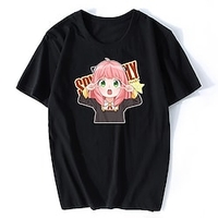 Inspiré par ESPION×FAMILLE Loid Forger Votre faussaire Anya Faussaire Manches Ajustées Dessin Animé 100 % Polyester Animé Harajuku Art graphique Kawaii Tee-shirt Pour Homme / Femme / Couple miniinthebox