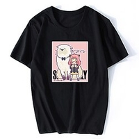 Inspiré par ESPION×FAMILLE Loid Forger Votre faussaire Anya Faussaire Manches Ajustées Dessin Animé 100 % Polyester Animé Harajuku Art graphique Kawaii Tee-shirt Pour Homme / Femme / Couple miniinthebox
