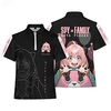Inspiré par ESPION×FAMILLE Loid Forger Votre faussaire Anya Faussaire Manches Ajustées Dessin Animé 100 % Polyester Animé Harajuku Art graphique Kawaii Tee-shirt Pour Homme / Femme / Couple miniinthebox