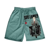 Inspiré par ESPION×FAMILLE Loid Forger Votre faussaire Anya Faussaire Shorts Dessin Animé 100 % Polyester Animé Harajuku Art graphique Kawaii Short Pour Homme / Femme / Couple miniinthebox
