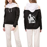 Inspiré par ESPION×FAMILLE Loid Forger Votre faussaire Anya Faussaire Sweat à capuche Anime 100 % Polyester Animé 3D Harajuku Art graphique Sweat à capuche Pour Femme / Couple miniinthebox