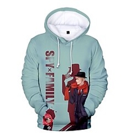 Inspiré par ESPION×FAMILLE Loid Forger Votre faussaire Anya Faussaire Sweat à capuche Anime 100 % Polyester Animé 3D Harajuku Art graphique Sweat à capuche Pour Homme / Femme / Couple miniinthebox