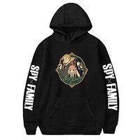 Inspiré par ESPION×FAMILLE Loid Forger Votre faussaire Anya Faussaire Sweat à capuche Anime 100 % Polyester Animé 3D Harajuku Art graphique Sweat à capuche Pour Homme / Femme / Couple miniinthebox