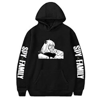 Inspiré par ESPION×FAMILLE Loid Forger Votre faussaire Anya Faussaire Sweat à capuche Anime 100 % Polyester Animé 3D Harajuku Art graphique Sweat à capuche Pour Homme / Femme / Couple miniinthebox