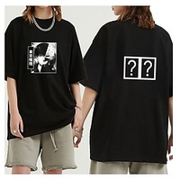Inspiré par Goule de Tokyo Ken Kaneki Manches Ajustées Anime 100 % Polyester Animé Harajuku Art graphique Kawaii Tee-shirt Pour Homme / Femme / Couple miniinthebox